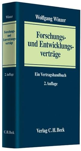 Seller image for Forschungs- und Entwicklungsvertrge : Ein Vertragshandbuch for sale by AHA-BUCH GmbH