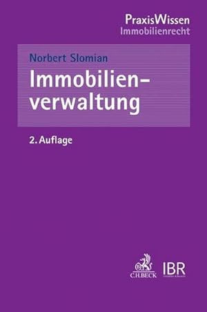 Bild des Verkufers fr Immobilienverwaltung : Handbuch fr Miet- und WEG-Verwaltung zum Verkauf von AHA-BUCH GmbH