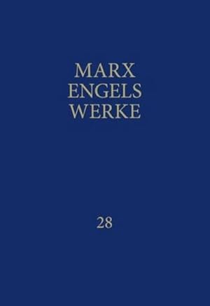 Bild des Verkufers fr MEW / Marx-Engels-Werke Band 28 : Briefe Januar 1852 - Dezember 1855 zum Verkauf von AHA-BUCH GmbH