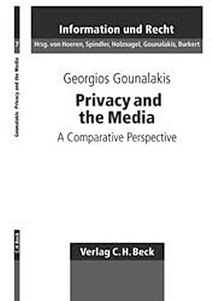 Seller image for Privacy and the Media : A Compatarive Perspective for sale by AHA-BUCH GmbH