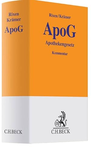 Seller image for ApoG, Apothekengesetz, Kommentar : mit Apothekenbetriebsordnung for sale by AHA-BUCH GmbH