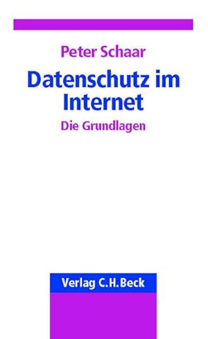 Image du vendeur pour Datenschutz im Internet : Die Grundlagen mis en vente par AHA-BUCH GmbH