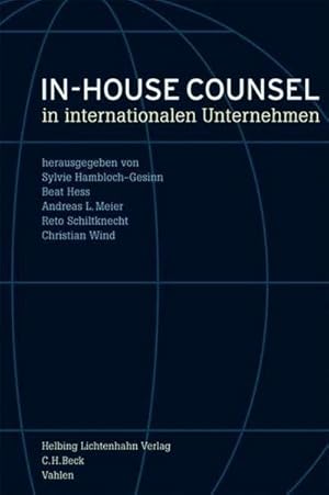 Image du vendeur pour In-house Counsel in internationalen Unternehmen mis en vente par AHA-BUCH GmbH