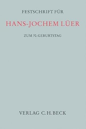 Immagine del venditore per Festschrift fr Hans-Jochem Ler zum 70. Geburtstag : Mit einem Beitr. in engl. Sprache venduto da AHA-BUCH GmbH