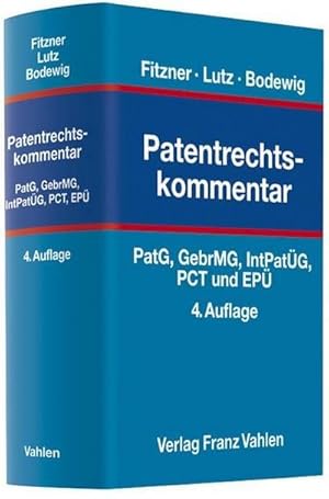 Bild des Verkufers fr Patentrechtskommentar (PatR) : PatG, GebrMG, IntPatG, PCT und EP zum Verkauf von AHA-BUCH GmbH