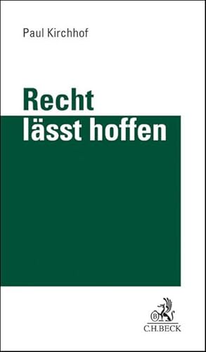 Bild des Verkufers fr Recht lsst hoffen zum Verkauf von AHA-BUCH GmbH