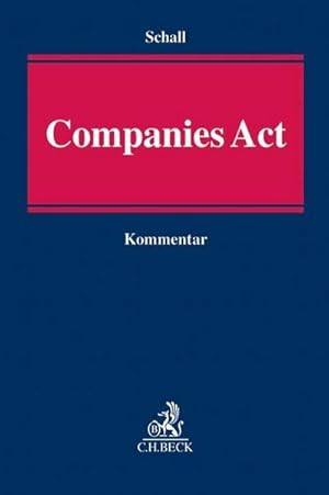 Bild des Verkufers fr Companies Act, Kommentar zum Verkauf von AHA-BUCH GmbH