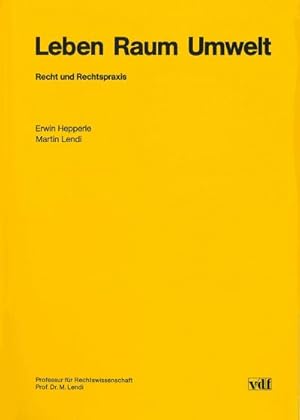 Immagine del venditore per Leben, Raum, Umwelt: Recht und Rechtspraxis (German Edition) venduto da AHA-BUCH GmbH