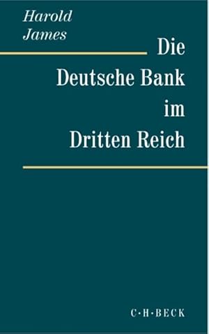 Bild des Verkufers fr Die Deutsche Bank im Dritten Reich zum Verkauf von AHA-BUCH GmbH