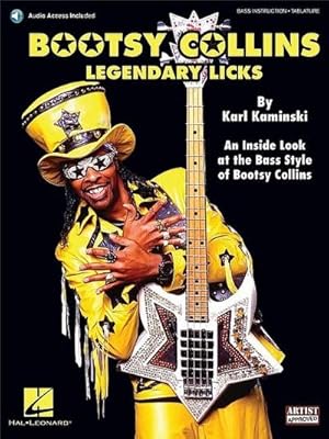 Image du vendeur pour Bootsy Collins Legendary Licks: An Inside Look at the Bass Style of Bootsy Collins (Book/Online Audio) [With CD (Audio)] mis en vente par AHA-BUCH GmbH