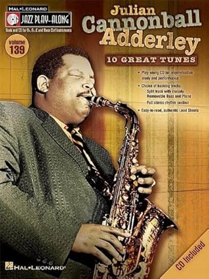 Image du vendeur pour Julian Cannonball Adderley: Jazz Play-Along Volume 139 [With CD (Audio)] mis en vente par AHA-BUCH GmbH