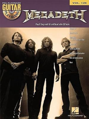 Imagen del vendedor de Megadeth : Guitar Play-Along Volume 129 a la venta por AHA-BUCH GmbH