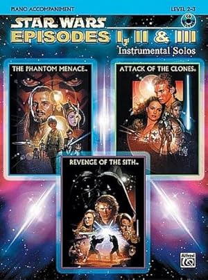 Imagen del vendedor de Star Wars Episodes I, II & III Instrumental Solos : Piano Acc., Book & CD a la venta por AHA-BUCH GmbH