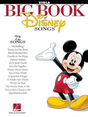 Bild des Verkufers fr The Big Book of Disney Songs : Viola zum Verkauf von AHA-BUCH GmbH