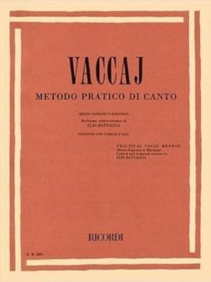Seller image for Metodo Practico: Mezzo-Soprano/Baritone - Book/CD [With CD (Audio)] for sale by AHA-BUCH GmbH