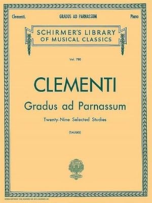 Immagine del venditore per Gradus AD Parnassum : Schirmer Library of Classics Volume 780 Piano Solo venduto da AHA-BUCH GmbH