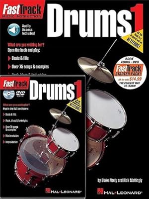 Bild des Verkufers fr Fasttrack Drums Method Starter Pack Book/Online Audio [With CD (Audio) and DVD] zum Verkauf von AHA-BUCH GmbH