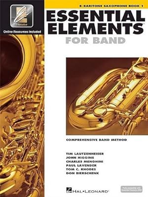 Seller image for Essential Elements for Band - Eb Baritone Saxophone Book 1 with Eei (Book/Online Audio) [With CDROM and DVD ROM] for sale by AHA-BUCH GmbH