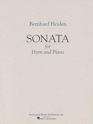 Bild des Verkufers fr Sonata : French Horn and Piano zum Verkauf von AHA-BUCH GmbH