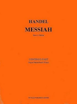 Seller image for Messiah: Basso Continuo Part for sale by AHA-BUCH GmbH