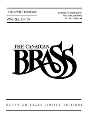 Bild des Verkufers fr Waltzes, Op. 39: Adapted for Brass Quintet by Chris Coletti and Brandon Ridenour Score and Parts zum Verkauf von AHA-BUCH GmbH