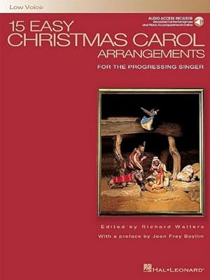 Bild des Verkufers fr 15 Easy Christmas Carol Arrangements : For the Progressing Singer zum Verkauf von AHA-BUCH GmbH