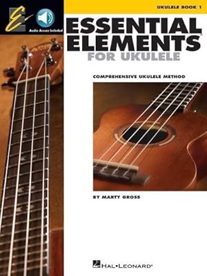 Bild des Verkufers fr Essential Elements for Ukulele - Method Book 1 Comprehensive Ukulele Method Book/Online Audio [With CD (Audio)] zum Verkauf von AHA-BUCH GmbH