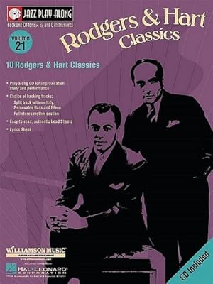 Bild des Verkufers fr Rodgers & Hart Classics: Jazz Play-Along Volume 21 [With CD (Audio)] zum Verkauf von AHA-BUCH GmbH