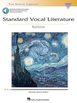 Imagen del vendedor de Standard Vocal Literature - An Introduction to Repertoire Baritone Book/Online Audio a la venta por AHA-BUCH GmbH