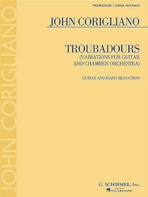 Bild des Verkufers fr Troubadours: (Variations for Guitar and Chamber Orchestra) Guitar and Piano Reduction zum Verkauf von AHA-BUCH GmbH