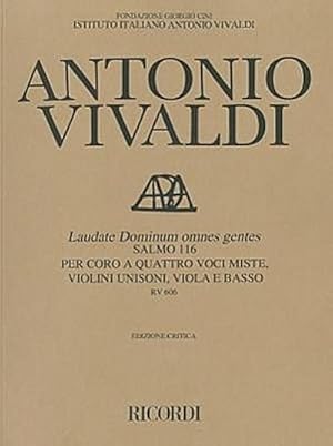 Immagine del venditore per Laudate Dominum Omnes Gentes: Salmo 116 Per Coro a Quattro Voci Miste, Violini Unisoni, Viola E Basso venduto da AHA-BUCH GmbH