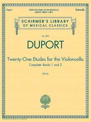 Bild des Verkufers fr Duport - 21 Etudes for the Violoncello, Complete Books 1 & 2: Schirmer Library of Classics Volume 2095 zum Verkauf von AHA-BUCH GmbH
