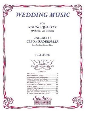 Bild des Verkufers fr Wedding Music: Conductor Score zum Verkauf von AHA-BUCH GmbH