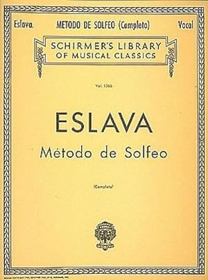 Seller image for Metodo de Solfeo - Complete: Schirmer Library of Classics Volume 1366 Voice Technique for sale by AHA-BUCH GmbH