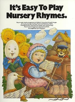 Image du vendeur pour It's Easy to Play Nursery Rhymes: P/V/G mis en vente par AHA-BUCH GmbH