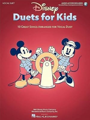 Bild des Verkufers fr Disney Duets for Kids: 10 Great Songs Arranged for Vocal Duet zum Verkauf von AHA-BUCH GmbH