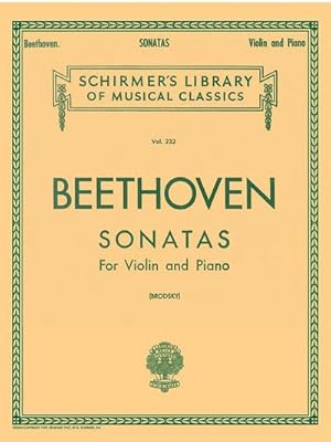 Immagine del venditore per Sonatas (Complete) : Schirmer Library of Classics Volume 232 Violin and Piano venduto da AHA-BUCH GmbH