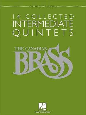 Bild des Verkufers fr 14 Collected Intermediate Quintets : Brass Quintet Conductor's Score zum Verkauf von AHA-BUCH GmbH