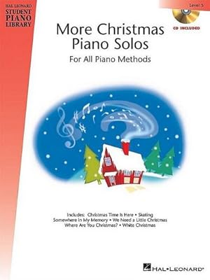 Seller image for More Christmas Piano Solos for All Piano Methods, Level 5 [With CD (Audio)] for sale by AHA-BUCH GmbH