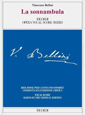 Immagine del venditore per La Sonnambula: Critical Edition Vocal Score venduto da AHA-BUCH GmbH