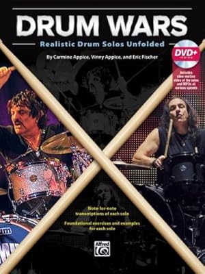 Bild des Verkufers fr Drum Wars : Realistic Drum Solos Unfolded (incl. DVD) zum Verkauf von AHA-BUCH GmbH