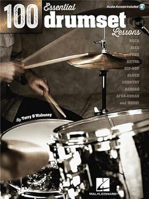 Bild des Verkufers fr 100 Essential Drumset Lessons Book/Online Audio zum Verkauf von AHA-BUCH GmbH