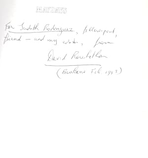 Maydays : Poems [Inscribed for Judith Rodriguez]