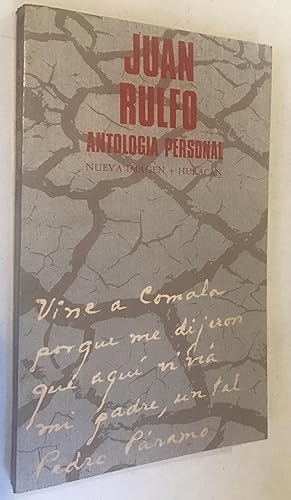 Imagen del vendedor de Antologia Personal Juan Rulfo a la venta por Once Upon A Time