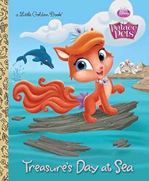 Bild des Verkufers fr Treasure's Day at Sea (Disney Princess: Palace Pets) (Little Golden Book) zum Verkauf von Reliant Bookstore