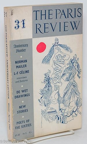 Bild des Verkufers fr The Paris Review: vol. 8, #31, Winter/Spring 1964: Anniversary Number zum Verkauf von Bolerium Books Inc.