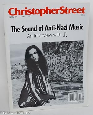 Immagine del venditore per Christopher Street: #200, April, 1993: The Sound of Anti-Nazi Music: an interview with J. venduto da Bolerium Books Inc.