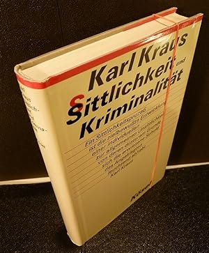 Sittlichkeit und Kriminalität. Herausgegeben von Heinrich Fischer.