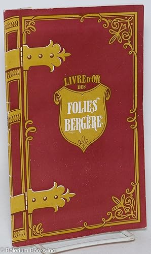 Livre d'or des Folies Bergère