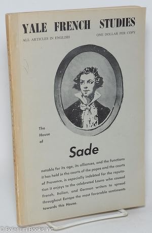 Bild des Verkufers fr Yale French Studies: #35, Dec. 1965: The House of Sade zum Verkauf von Bolerium Books Inc.